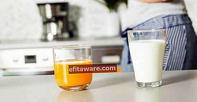 Schwierige Wahl: Ist es sinnvoll, morgens frisch gepressten Orangensaft oder Milch zu trinken?